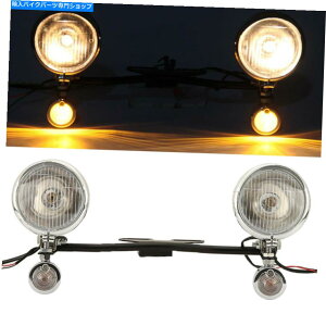 N[p[c n[[z_̂߂̃I[goCN[ʉߋ쓮X|bgtHO^[MCg Motorcycle Chrome Passing Driving Spot Fog Turn Signal Light For Harley Honda