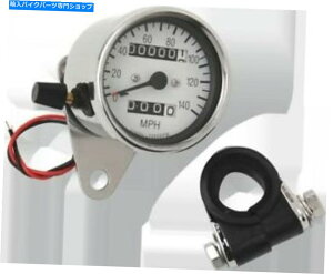 N[p[c Drag Specialties Chrome 2F1JjJ~j2.4 "Xs[h[^[Speedo Harley FXRDS Drag Specialties Chrome 2:1 Mechanical Mini 2.4" Speedometer Speedo Harley FXRDS