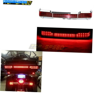 �N���[���p�[�c �n�[���[�_�r�b�h�\���N���V�b�N�E���g���L���O�c�A�[LED�e�[���u���[�L���C�g���b�h�V�i Chrome For Harley Davidson Classic Ultra King Tour LED Tail Brake Light Red New�y���s�A���i�z