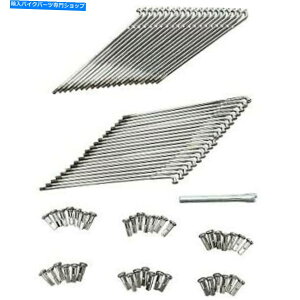 �N���[���p�[�c Drag Specialties Chrome 40PK�X�|�[�N�Z�b�g�J�X�^������18 In Rim 8in�X�|�[�NDS-380143 Drag Specialties Chrome 40pk Spoke Sets Custom Rim 18in Rim 8in Spoke DS-380143�y���s�A���i�z