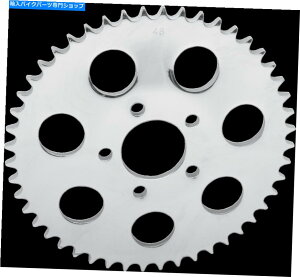 N[p[c N[A`F[hCuXvPbg48ItZbgz[n[[rbOcCXL 00-2017 Chrome Rear Chain Drive Sprocket 48 Tooth Offset Hole Harley Big Twin XL 00-2017