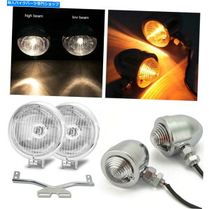 N[p[c Harley Touring Road King̃}Eg^[Cgo[nNtgX|bgCg Chrome Front Spotlight Passing Mount Turn Light Bar For Harley Touring Road King