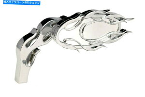 N[p[c Arlen Ness}CN~[t[NEi13-071j Arlen Ness Micro Mirror Flamed Chrome Right (13-071)