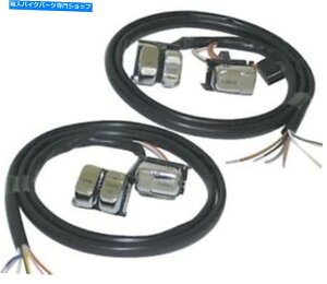 �N���[���p�[�c �n���h��48 "Harley���f��1996/2006�p�n���h���X�C�b�`�z���L�b�g HANDLEBAR 48" CHROME SWITCH WIRING KIT FOR HARLEY MODELS 1996/2006