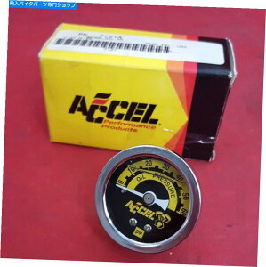 N[p[c Vt[U㕔}EgvN[7121A / 2212-0417 NEW Accel Liquid Filled Rear Mount Oil Pressure Gauge Chrome 7121A / 2212-0417