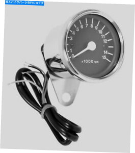 N[p[c JX^~jd^R[^N{fBubNtFCX Custom Mini Electric Tachometer Chrome Body Black Face