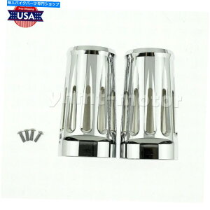 N[p[c I[goCN[tH[Nu[cXC_[Jo[̂߂̓W]1984-2020 Motorcycle Chrome Fork Boot Slider Cover Fit For Touring Electra Glide 1984-2020