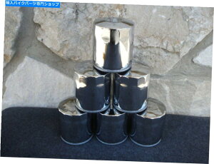N[p[c n[[cCJ63798-99̂߂6̍iN10~ÑICtB^[̑ LOT OF 6 HIGH QUALITY CHROME 10 MICRON OIL FILTERS FOR HARLEY TWIN CAM 63798-99