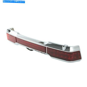 �N���[���p�[�c Harley Touring King Tour Pack 1997-2008�̂��߂̃N������LED�e�[���u���[�L���C�g�t�B�b�g Chrome Red LED Tail Brake Light Fit For Harley Touring King Tour Pack 1997-2008�y���s�A���i�z