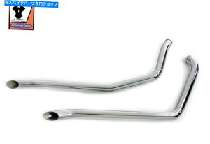 N[p[c K`ErChbOpCvZbgFXST 1996-1999 Chrome GOOSE EXHAUST DRAG PIPE SET FXST 1996-1999 CHROME