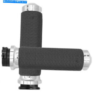 N[p[c GC{N[EhfBAtH[Obv1982-2017n[[fAP[u Avon Chrome Round Medium Diameter Memory Foam Grips 1982-2017 Harley Dual-Cable