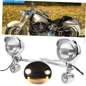 N[p[c n[[_rbh\Xg[gOCĥ߂̃[^[TCNntHOCgo[̉]M Motorcycle Passing Fog Light Bar Turn Signals For Harley Davidson Street Glide