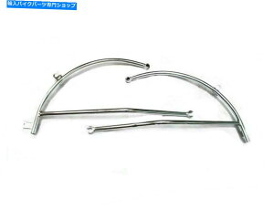 �N���[���p�[�c Royal Enfield 500���A�}�b�h�K�[�h�L�����ALH + RH�N�������b�L���ꂽS2U Fits Royal Enfield 500 Rear Mudguard Carrier LH+RH Chrome Plated Accustomed S2u�y���s�A���i�z