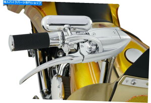 �N���[���p�[�c Arlen Ness - 07-320 - �t���[�W�����V���[�Y�O���b�v�A���炩 - Chrome Harley Suftail Spring Arlen Ness - 07-320 - Fusion Series Grips, Smooth - Chrome Harley Softail Spring