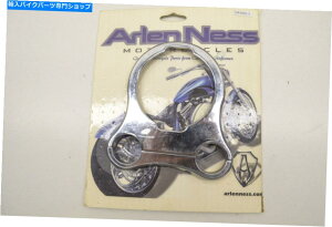 N[p[c Arlen Ness 05312,06-090 Chrome BrietVOQ[W}EgNOS Arlen Ness 05312, 06-090 Chrome Billet Single Gauge Mount NOS