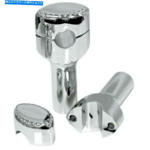 N[p[c La Choppers 4 "Chrome Hefty Drild Riser | DA-7405-04 LA Choppers 4" Chrome Hefty Drilled Riser | LA-7405-04