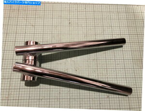 N[p[c ɂ34mmNNbvIX7/8 "o[11"O - m[gz_BSA HI QUALITY 34MM CHROME CLIP ONS 7/8" BAR 11" LONG - NORTON HONDA TRIUMPH BSA