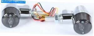 N[p[c KSN[A~}[J[LEDCgY26-8605tĂ郉Eh3 K & S Chrome Aluminum Marker LED Lights Round #3 with Smoke Lens 26-8605