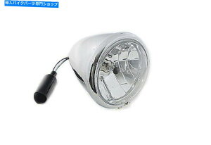 N[p[c 5-3 / 4 "Xgb`wbhvN[bLtBbgn[[_rbh\ 5-3/4" Stretch Headlamp Chrome Plated fits Harley-Davidson