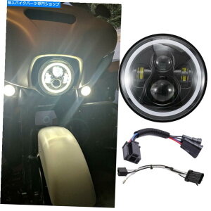 N[p[c 7 "vWFN^[LEDwbhCgn[̂߂̃n[̂߂̃n[̂߂̃n[ 7" Projector LED Headlight Halo For Harley Davidson Street Glide Special FLHXS