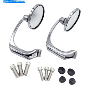 N[p[c I[goCN[Eho[GhXN[^[ANZT[obNr[TCh~[ Motorcycle Chrome Round Bar End Scooter Accessories Rearview Side Mirrors