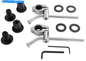 N[p[c S-06/09SS-10 WindShields̃XbvXg[}N[n[hEFALbg - 7 / 8-1inB Slipstreamer Chrome Hardware Kit for S-06/09 & SS-10 Windshields - 7/8-1in.