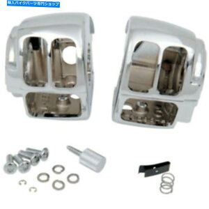 N[p[c N[nho[XCb`nEWOnhRg[Lbg96-11n[[c[O\tgXL Chrome Handlebar Switch Housing Hand Control Kit 96-11 Harley Touring Softail XL
