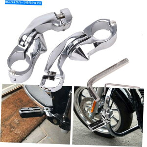 N[p[c 1 1/4 "Chorme HighwayGWK[htB[gPEGS}Egpn[[X|[cX^[c[O 1 1/4" Chorme Highway Engine Guard Foot Pegs Mount For Harley Sportster Touring