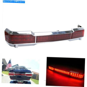 �N���[���p�[�c Chrome ABS LED�e�[���u���[�L�����j���O���C�gTrunk�L���O�c�A�[�p�b�N Chrome ABS LED Tail Brake Running Light For Harley Touring Trunk King Tour Pack�y���s�A���i�z