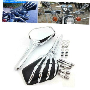 N[p[c Suzuki Boulevard M109R C109R C50 C90 S40pN[XJnhAr[~[ Chrome Skull Hand Rearview Mirrors for Suzuki Boulevard M109R C109R C50 C90 S40