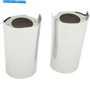 N[p[c hbOXyV[N[X[Y[XtH[NXC_[Jo[u[c14-19n[[ Drag Specialties Chrome Smooth Stock Fork Slider Covers Boots 14-19 Harley