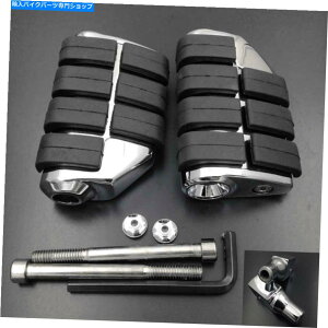 N[p[c 2013N - 2015N - 2015N̂߂̃I[goC̑傫Ȍ㕔̃yOؑʂC90 Chrome Motorcycle Large Rear Foot Pegs For 2013-2015 2004 Suzuki Boulevard C90 Chrome