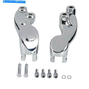 �N���[���p�[�c �C���h�̃X�J�E�g2015-2021�̂��߂̃y�A�A���~�̏�q���̃y�O�̎��t���t�B�b�g Pair Aluminum Passenger Foot Pegs Mounting Fit For Indian Scout 2015-2021�y���s�A���i�z