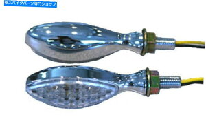 N[p[c KS 25-8912 LEDEg~j}[J[CgAȉ~`AN15 LED K&S 25-8912 Led Ultra MinI-Marker Lights, Oval, Chrome 15 Leds