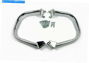 N[p[c 1 1/4 "n[[Xg[g500 750bh750 15-20̂߂̃NGWK[hNbVo[ 1 1/4" Chrome Engine Guard Crash Bar for Harley Street 500 750 Rod 750 15-20