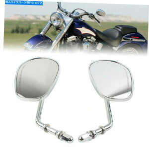 N[p[c Harley Electra Glide FlhtpN[eBAhbvV[gXeobNTCh~[ Chrome Teardrop Short Stem Rearview Side Mirrors For Harley Electra Glide FLHT