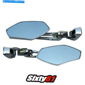 N[p[c GSXR 1000N[~[2001-2017 2018 2019 2019 2020 2021XYLʕ\ GSXR 1000 Chrome Mirrors 2001-2017 2018 2019 2020 2021 Suzuki Convex adjustable