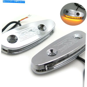 N[p[c Suzuki GSXR 600 750 01-04pLEDVOi~[ubNOFFx[Xv[gNGSXR LED Signal Mirror Block Off Base Plate Chrome GSXR For Suzuki Gsxr 600 750 01-04