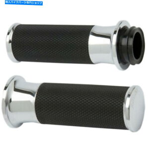 �N���[���p�[�c 2008-2018�n�[���[�X���b�g���o�C���C���[�̂��߂�Arlen Ness Chrome�X���[�X�t���[�W�����O���b�v Arlen Ness Chrome Smooth Fusion Grips for 2008-2018 Harley Throttle-By-Wire