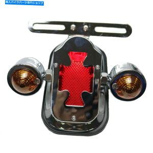 N[p[c Harley Cruiser`bp[FLSTN FLSTSC FL̂߂̃NNXe[^[MCg Chrome Cross Tail Turn Signal Light For Harley Cruiser Chopper FLSTN FLSTSC FL