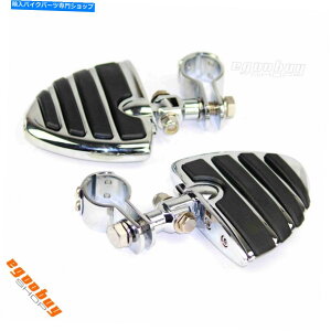 N[p[c I[goCnCEFCEBOX^CtbgbgtbgyO1-1 / 2 "n[[̃GWK[h Motorcycle Highway Wing Style Footrest Foot Pegs 1-1/2" Engine Guard For Harley