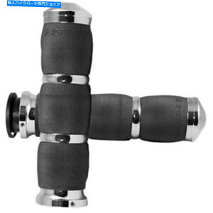 N[p[c Avon Grips ChromeGANbVObv'18 +CfBA| -q-90-CH 0630-2565 Avon Grips Chrome Air Cushion Grips for '18+ Indian | IN-TO-AIR-90-CH 0630-2565