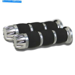 N[p[c RCiExcalibur Chrome AirNbVObv1996yUPn[[_rbh\ RC Components Excalibur Chrome Air Cushioned Grips for 1996 & Up Harley-Davidson