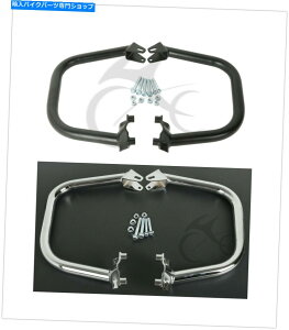 N[p[c N/ubN1 1/4 "GWK[hNbVo[tBbgn[[Xg[g500/750 15-21 Chrome/Black 1 1/4" Engine Guard Crash Bar Fit For Harley Street 500/750 15-21