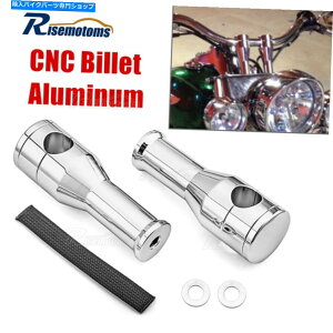 �N���[���p�[�c Chrome Hidden Bolt 4 �n�[���C�_�C�i�\�t�g�X�^�[�p�n���h���o�[���C�U�[�N�����v Chrome Hidden Bolt 4 Handlebar Risers Clamp For Harley Dyna Softail Sportster�y���s�A���i�z