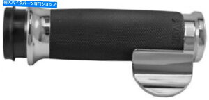 N[p[c Xbg{XGC{ObvN[CC-85-CH-FL-BtJX^֊sObv Custom Contour Grips with Throttle Boss Avon Grips Chrome CC-85-CH-FL-B