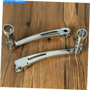 �N���[���p�[�c Harley Flhx 97-19�̂��߂̕č��̃N�����󂢃J�b�g�̂����Ƃ̃V�t�g���o�[�y�уV�t�^�[�y�O US Chrome Shallow Cut Heel Toe Shift Lever&Shifter Pegs For Harley FLHX 97-19�y���s�A���i�z
