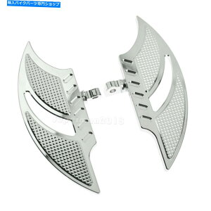 �N���[���p�[�c CNC�N���[���j���}�E���g�t�b�g�y�O���t�B�b�g�n�[���[�c�[�����O�\�t�g�_�C�i CNC Chrome Male Mount Foot Pegs Floorboard Fit For Harley Touring Softail Dyna�y���s�A���i�z