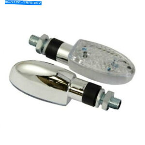 �N���[���p�[�c �N�������ʃ{�f�B���N���A�����Y���t���Ă���Orb�I�[�g�o�C�̃C���W�P�[�^�𓱂��܂��� Bike It LED ORB Motorcycle Indicators With Chrome Effect Body & Clear Lens