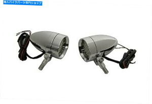 N[p[c Ao[LEDtĂNeۃ}[J[v̓n[[ - frbh\ɃtBbg Chrome Bullet Marker Lamp Set with Amber LEDs fits Harley-Davidson